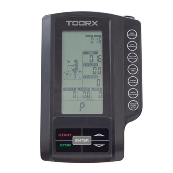 Dviratis treniruoklis Toorx Chrono Line BRX AIR300, ekranas